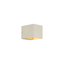 Moderne wandlamp beige G9 vierkant - Transfer