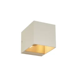 Moderne wandlamp beige G9 vierkant - Transfer