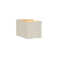 Moderne wandlamp beige G9 vierkant - Transfer