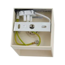 Moderne wandlamp beige G9 vierkant - Transfer