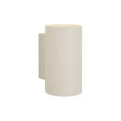 Moderne wandlamp beige GU10 50mm rond 2-lichts - Sandy