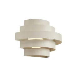 Moderne wandlamp beige incl. LED 3-staps dimbaar - Lines