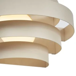 Moderne wandlamp beige incl. LED 3-staps dimbaar - Lines