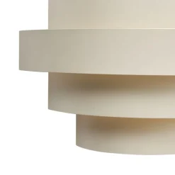 Moderne wandlamp beige incl. LED 3-staps dimbaar - Lines