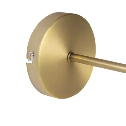 Moderne wandlamp brons met glas - Dome