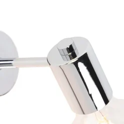 Moderne wandlamp chroom kantelbaar - Facil
