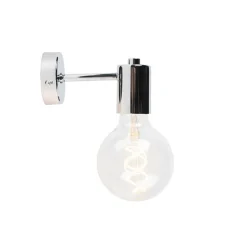 Moderne wandlamp chroom kantelbaar - Facil