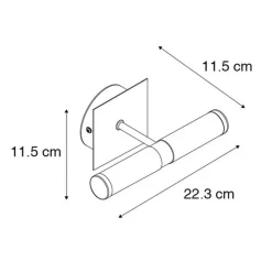 Moderne wandlamp chroom 2-lichts IP44 - Bath