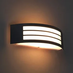 Moderne wandlamp donker grijs IP44 - Sapphire Deluxe