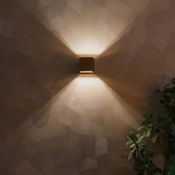 Moderne wandlamp donkerbrons - Transfer