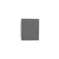 Moderne wandlamp donkergrijs IP44 - Baleno