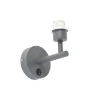 Moderne wandlamp donkergrijs 1-lichts met schakelaar - Combi