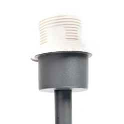 Moderne wandlamp donkergrijs 1-lichts met schakelaar - Combi