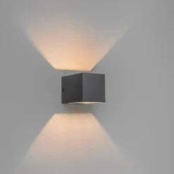 Moderne wandlamp donkergrijs - Transfer