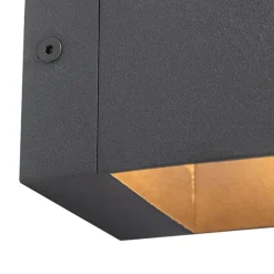 Moderne wandlamp donkergrijs - Transfer