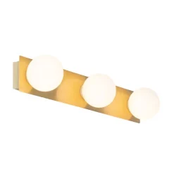 Moderne wandlamp goud 48 cm IP44 3-lichts - Cederic