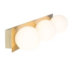 Moderne wandlamp goud 48 cm IP44 3-lichts - Cederic