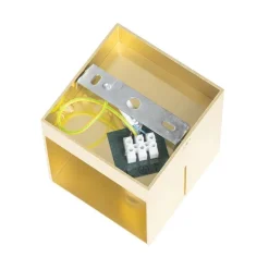 Moderne wandlamp goud 9,7 cm - Transfer Groove