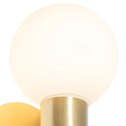 Moderne wandlamp goud IP44 2-lichts - Cederic