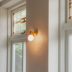 Moderne wandlamp goud IP44 - Cederic Up