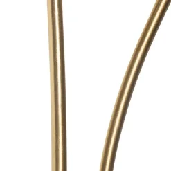 Moderne wandlamp goud 2-lichts met smoke glas - Athens