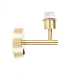 Moderne wandlamp goud 1-lichts met schakelaar - Combi