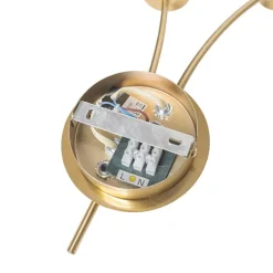 Moderne wandlamp goud met opaal glas 2-lichts- Athens