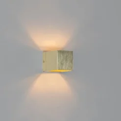 Moderne wandlamp goud met lichteffect - Transfer