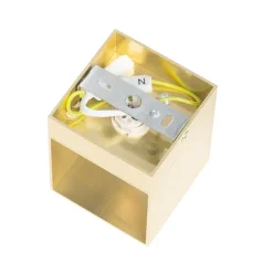 Moderne wandlamp goud met lichteffect - Transfer