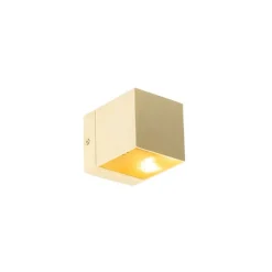 Moderne wandlamp goud met lichteffect - Transfer