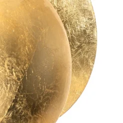 Moderne wandlamp goud rond 20cm - Sunrise