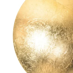 Moderne wandlamp goud rond 20cm - Sunrise