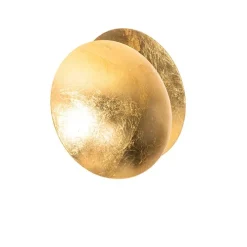 Moderne wandlamp goud rond 20cm - Sunrise