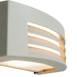 Moderne wandlamp grijs IP44 - Hurricane 1