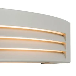 Moderne wandlamp grijs IP44 - Hurricane 1