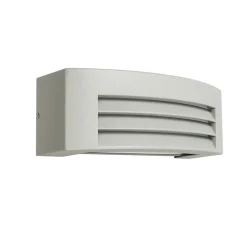 Moderne wandlamp grijs IP44 - Hurricane 1
