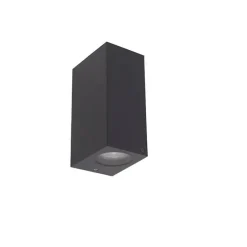 Moderne wandlamp grijs van kunststof 2-lichts - Baleno