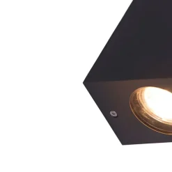 Moderne wandlamp grijs van kunststof 2-lichts - Baleno