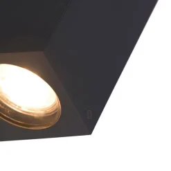 Moderne wandlamp grijs van kunststof 2-lichts - Baleno