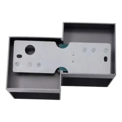 Moderne wandlamp gunmetal 2-lichts - Transfer Double