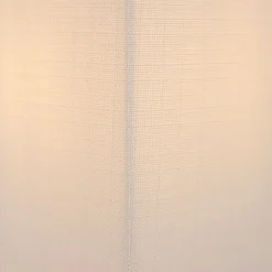 Moderne wandlamp jute wit met stoffen kap- Vete