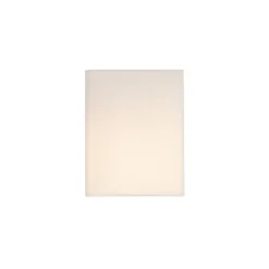 Moderne wandlamp jute wit met stoffen kap- Vete