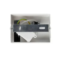 Moderne wandlamp jute wit met stoffen kap- Vete