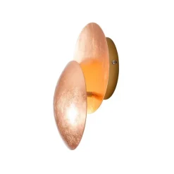 Moderne wandlamp koper rond 20cm - Sunrise