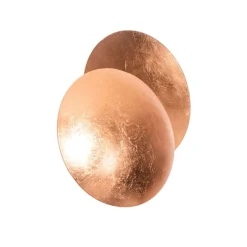 Moderne wandlamp koper rond 20cm - Sunrise