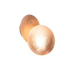 Moderne wandlamp koper rond 20cm - Sunrise