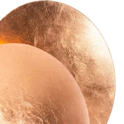 Moderne wandlamp koper rond 20cm - Sunrise