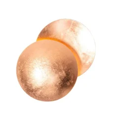 Moderne wandlamp koper rond 20cm - Sunrise