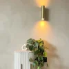 Moderne wandlamp messing 2-lichts - Jeana