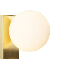 Moderne wandlamp messing 2-lichts kantelbaar - Lesly